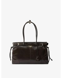 Prada - Bonnie Large Leather Handbag - Lyst