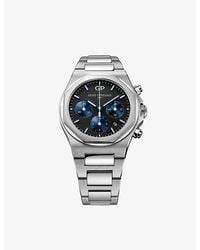 Girard-Perregaux - 81020-11-631-11a Laureato Chronograph Stainless-steel Automatic Watch - Lyst