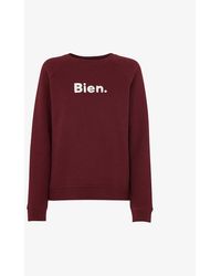 Whistles - Bien Relaxed-fit Cotton Sweatshirt - Lyst