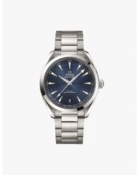 Omega - 220.10.41.21.03.004 Seamaster Aqua Terra Steel Automatic Watch - Lyst