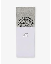 GYMSHARK - Legacy Cotton-blend Crew Socks Pack Of Two - Lyst