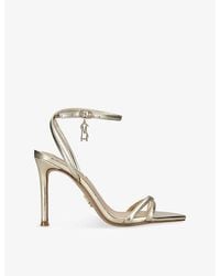 Steve Madden - Juniper 977 Leather Heeled Sandals - Lyst
