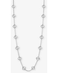 Van Cleef & Arpels - Vintage Alhambra Long 18ct White-gold 20 Motifs Necklace - Lyst