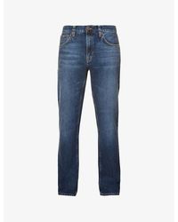 Nudie Jeans - Gritty Jackson Regular-fit Straight-leg Denim Jeans - Lyst