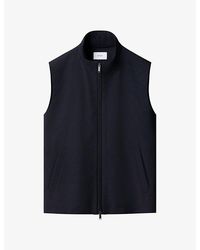 Eton - Lana Tech Woven Vest - Lyst