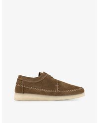 Clarks - Weaver Suede Shoes - Lyst
