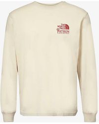 The North Face - Nature Logo-print Cotton-jersey T-shirt - Lyst