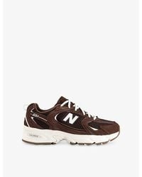 New Balance - Mr530 Suede And Mesh Trainers - Lyst