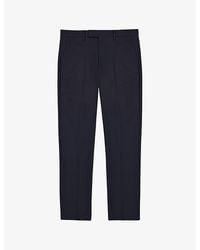 Reiss - Eastbury Slim-Fit Mid-Rise Stretch-Cotton Chinos - Lyst