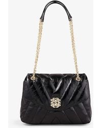 Sandro - Mila Quilted-pattern Leather Shoulder Bag - Lyst