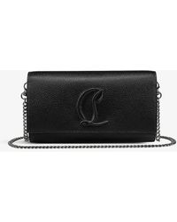 Christian Louboutin - By My Side Leather Wallet-on-chain - Lyst