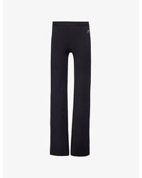 GYMSHARK - Everyday Flared Stretch-Jersey Leggings - Lyst
