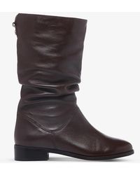 dune tan slouch boots