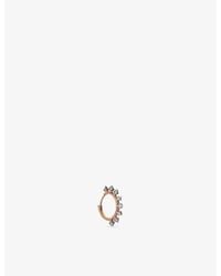 Kismet by Milka - Shimmery Prism 0.12Ct Diamond Hoop Earring - Lyst