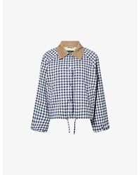Barbour - Ovingham Gingham Woven Jacket - Lyst