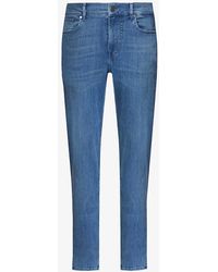 7 For All Mankind - Slimmy Tapered Luxe Performance Plus Slim-fit Tapered Jeans - Lyst
