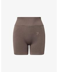 GYMSHARK - Lift Seamless Logo-Print Shorts - Lyst