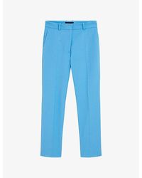 JOSEPH - Coleman Slip-pocket Straight-leg Regular-fit Stretch-woven Trousers - Lyst