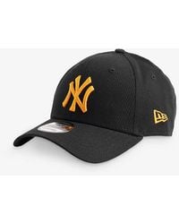 KTZ - 9forty New York Yankees Mlb Brand-embroidered Cotton-twill Baseball Cap - Lyst