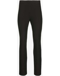 Vince - Cropped Straight-leg Mid-rise Stretch-woven Trouser - Lyst