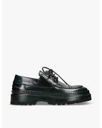 Jacquemus - Les Bateau Pavane Notched-sole Leather Platform Boat Shoes - Lyst
