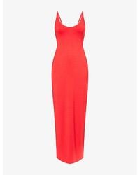 Skims - Smooth Layer Scoop Neck Stretch-Modal Maxi Dress - Lyst