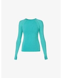 Sweaty Betty - Athlete Seamless Gym Long-Sleeve Stretch-Woven Top - Lyst