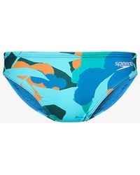 Speedo - 5cm Patterned Swim Briefs - Lyst