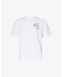 Casablanca - Brand-print Organic-cotton T-shirt - Lyst