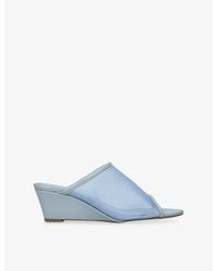 Aeyde - Suzanne Mesh Wedge Sandals - Lyst