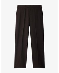 Sandro - Straight-Leg Regular-Fit Wool Trousers - Lyst