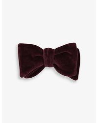 Reiss - Hike Self-Tie Velvet Bow Tie - Lyst
