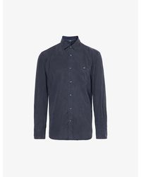 7 For All Mankind - Chest-pocket Long-sleeved Woven Shirt - Lyst