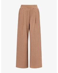 Varley - The Extra Wide-Leg 29.5-Inch Doublesoft Jersey Trousers - Lyst