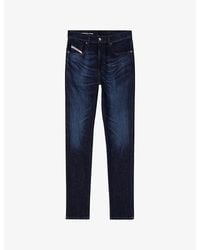 DIESEL - 2019 D-Strukt 0Adbl Slim-Fit Stretch-Denim Jeans - Lyst