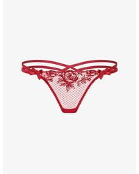 Agent Provocateur - Rosa G-String Lace Thong - Lyst