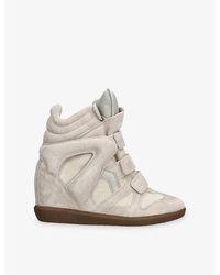 Isabel Marant - Bekett Suede High-Top Trainers - Lyst