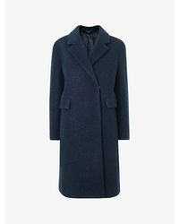 Whistles - Fran Relaxed-fit Boucle-wool Coat - Lyst