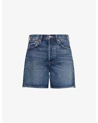 Citizens of Humanity - Marlow High-rise Recycled-denim Shorts - Lyst