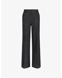 Soeur - California Wide-Leg Stretch-Denim Jeans - Lyst