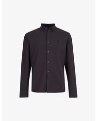 AllSaints - Lovell Slim-fit Cotton Shirt X - Lyst