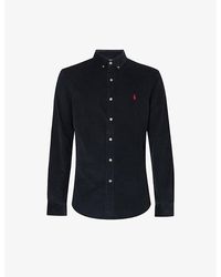 Polo Ralph Lauren - Logo-embroidered Long-sleeved Cotton-corduroy Shirt X - Lyst