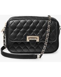 Aspinal of London - Lottie Logo-embossed Quilted Leather Cross-body Bag - Lyst