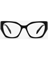 Prada - Pr 18wv Irregular-frame Acetate Glasses - Lyst