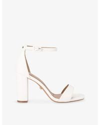Carvela Kurt Geiger - Regatta Faux-Leather Heeled Sandals - Lyst