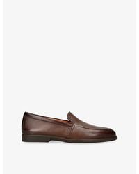 Santoni - Malibu Tonal Leather Loafers - Lyst