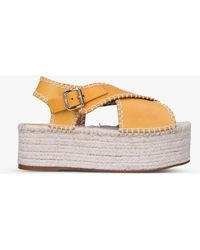 最安挑戦 Chloe 直営店買付 Lucinda 厚底 プラットフォーム サンダル ミュール サイズを選択してください 40 27cm以上 Www Nanofcm Com