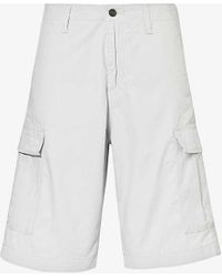 Carhartt - Logo-patch Regular-fit Cotton Cargo Shorts - Lyst