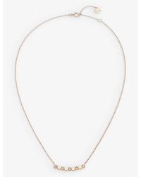 Chaumet - Bee De 18Ct Rose- And 0.20Ct Diamond Necklace - Lyst