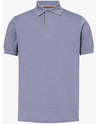 Paul Smith - Striped-placket Regular-fit Cotton-piqué Polo Shirt - Lyst